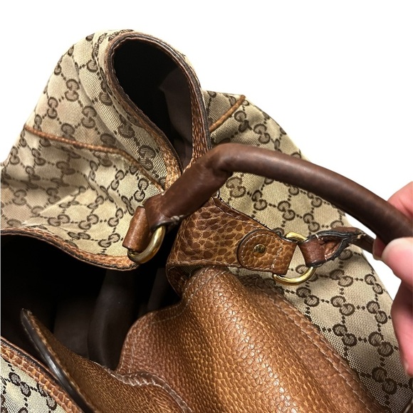 Gucci Brown and Tan Shoulder Bag - Picture 8 of 15